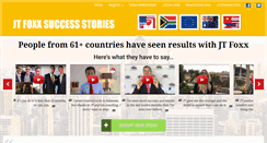 Desktop Screenshot of jtfoxxsuccessstories.com